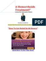 Fast Hemorrhoids Treatment - Get Relief in 48 Hours With Fast Hemorrhoids Treatment