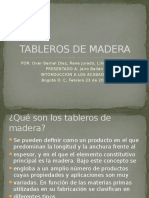 Tableros de Madera