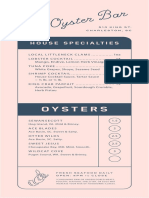 The Darling Oyster Bar Menu