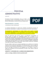 Derecho Procesal Administrativo