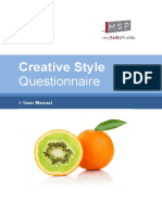 CSQ Creative Style Questionnaire User Manual PDF