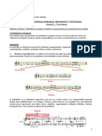 Atmosferas Sonoras, Melodiìas y Texturas