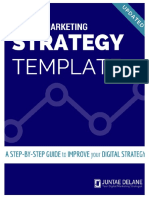 Digital Marketing Strategy Template Juntae Delan