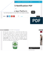 SSC CGL 2015 Notification PDF Download: Parse Mobile App Platform