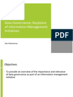 Data Governance Keystone of Information Management Initiatives