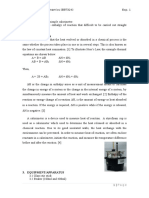 Lab Report Materials Thermodynamics: Hee's Law: Determine The Enthalpy