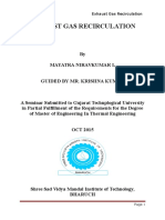 Exhaust Gas Recirculation Report