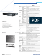 SRN 873S Specifications