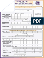 PGEPHIS - Applicant ENROLLMENT FORM For Family Pension