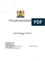 RESETTLEMENT POLICY FRAMEWORK - Kenya PDF