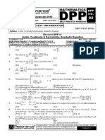 Revision Plan-II (DPP # 2) - Mathematics - English