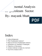 Fundamental Analysis of PETROLEUM Sector