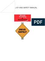 Driver Policy Safety Manual