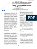 Implementation of Various Image Processing Techniques