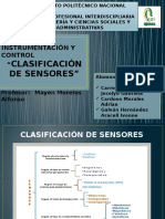 Clasificacion de Sensores