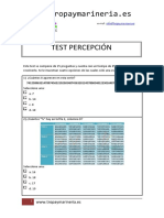 Tropa y Marinería - Ejemplo Test Percepción