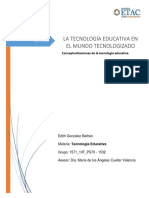 Concepción de La Tecnología Educativa