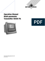 Operation Manual Multi-Parameter Transmitter M400 PA