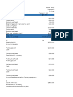 Managerial Accounting Homework #2