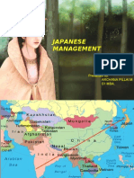 Japanese Management: Presented By: Archana Pillai M S1 Mba