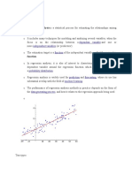 Regression Analysis Is A Statistical Process For Estimating The Relationships Among