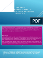 Herramientas para La Administración de Recursos y Proyectos