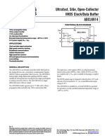 Ultrafast, Sige, Open-Collector Hvds Clock/Data Buffer Adclk914