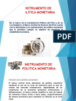 Instrumento de Politica Monetaria