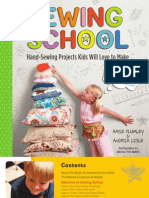 Sewing School - Book Layout and Design (Sample Pages)