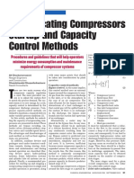 Recip Compressor Capacity Control Methods