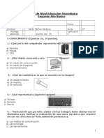 Prueba de Nivel Tecnología 2° - I Semestre