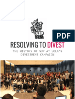 Resolving To Divest - The History of SJP at UCLA's Divestment Campaign