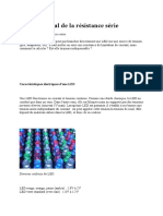 LED Et Calcul de La Résistance Série