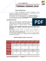 Plan de Trabajo Verano Infantil