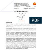 Formulas de Tiopental y Fenobarbital