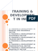 TRAINING &amp DEVELOPMENT IN INDIA2003