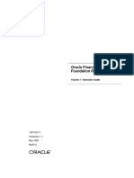 Oracle Financials Functional Foundation Release 11 Volume 1 Instructor Guide