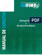 Manual de Capacitación: Liderazgo Político y Derechos de Las Mujeres