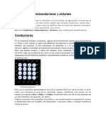 Materiales Conductores, Semiconductores y Aislantes