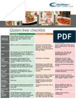 Gluten Free Checklist