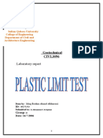 Plastic Limit