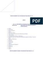 No. 43 Tratamiento Contable de Las Operaciones Bursatiles