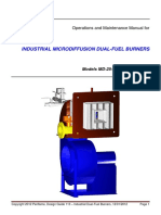 Industrial Microdiffusion Dual-Fuel Burners