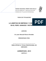 La Libertad de Empresa en El Peru