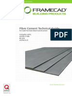 FRAMECAD Fibre Cement Technical Guide