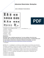 Mutações Cromossômicas - Questões Dos Vestibulares Resolvidas