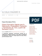 Nueva Normativa (T.E.G) IUTIRLA PDF