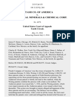 Potash Co. of America v. International Minerals & Chemical Corp, 213 F.2d 153, 10th Cir. (1954)