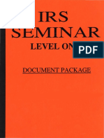 IRS Seminar Level 1, Form #12.027