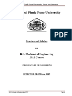 BE Mechanical Syllabus SPPU